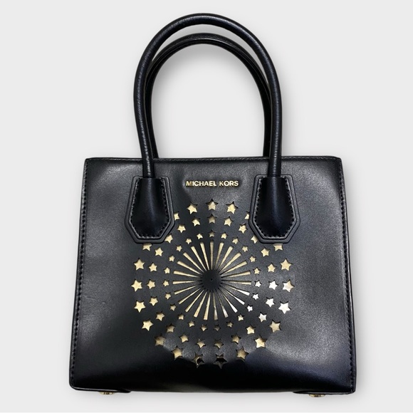 Michael Kors Purse Handbag Crossbody Shoulder Bag Leather Star Firework Designer - Picture 1 of 15